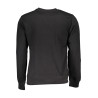 GIAN MARCO VENTURI SCHWARZES HERREN-SWEATSHIRT OHNE REISSVERSCHLUSS