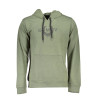 GIAN MARCO VENTURI GRÜNES SWEATSHIRT FÜR HERREN OHNE REISSVERSCHLUSS
