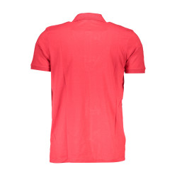 GIAN MARCO VENTURI HERREN-POLO-KURZARM ROT