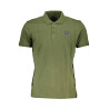 GIAN MARCO VENTURI GRÜNES KURZÄRMELIGES POLOSHIRT FÜR HERREN