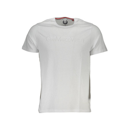 GIAN MARCO VENTURI HERREN-KURZARM-T-SHIRT WEISS