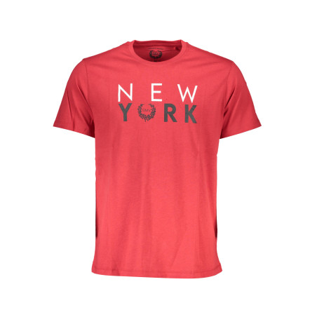 GIAN MARCO VENTURI T-SHIRT KURZARM HERREN ROT