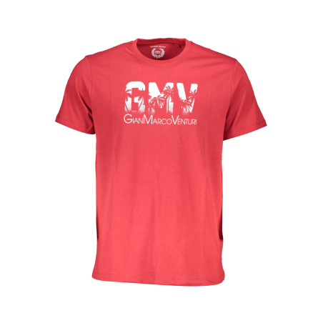 GIAN MARCO VENTURI HERREN-KURZARM-T-SHIRT ROT