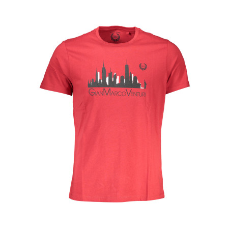 GIAN MARCO VENTURI T-SHIRT KURZARM HERREN ROT