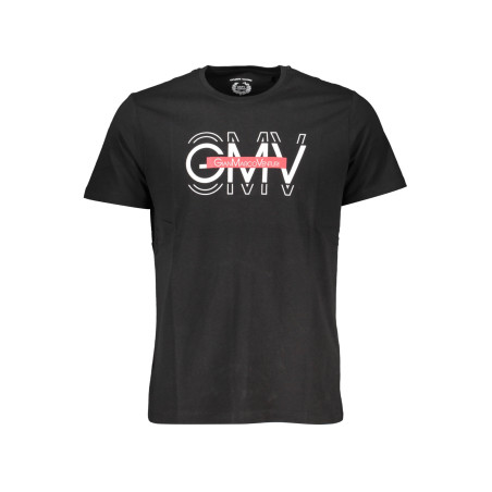 GIAN MARCO VENTURI SCHWARZES MANN-KURZARM-T-SHIRT