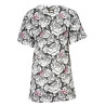 CAVALLI CLASS DAMEN KURZES KLEID WEISS