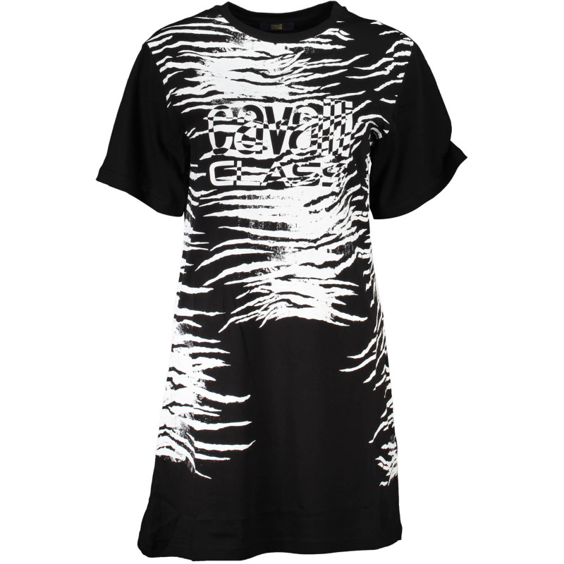 CAVALLI CLASS DAMEN KURZES KLEID SCHWARZ