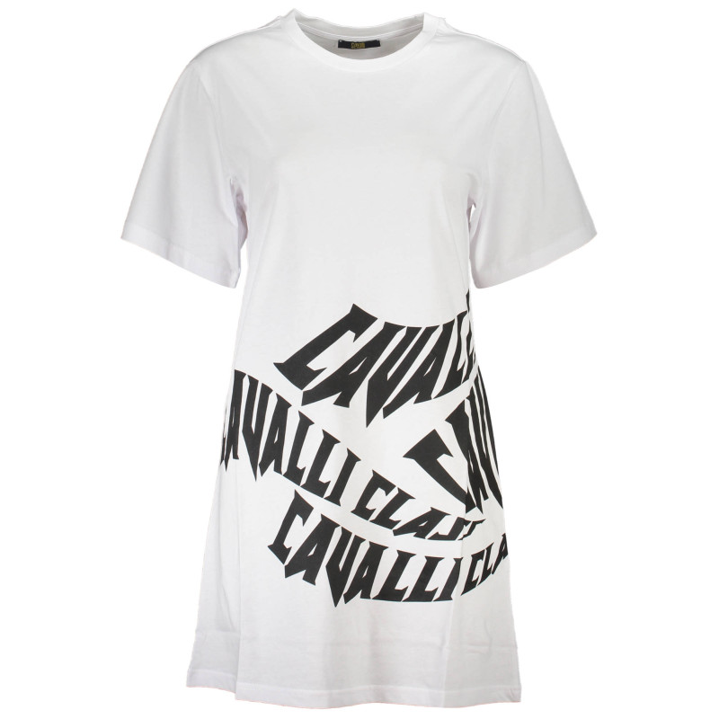 CAVALLI CLASS DAMEN KURZES KLEID WEISS