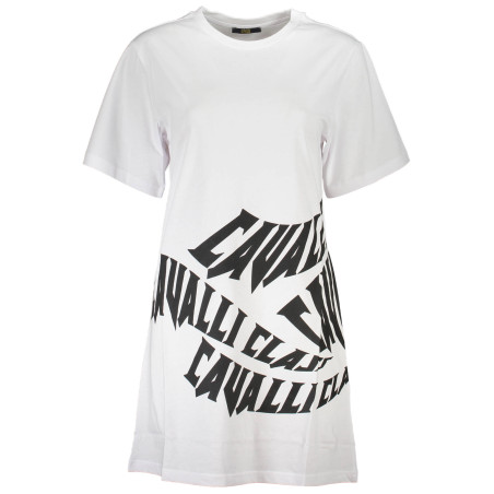CAVALLI CLASS DAMEN KURZES KLEID WEISS