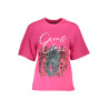 CAVALLI CLASS T-SHIRT KURZARM DAMEN ROSA