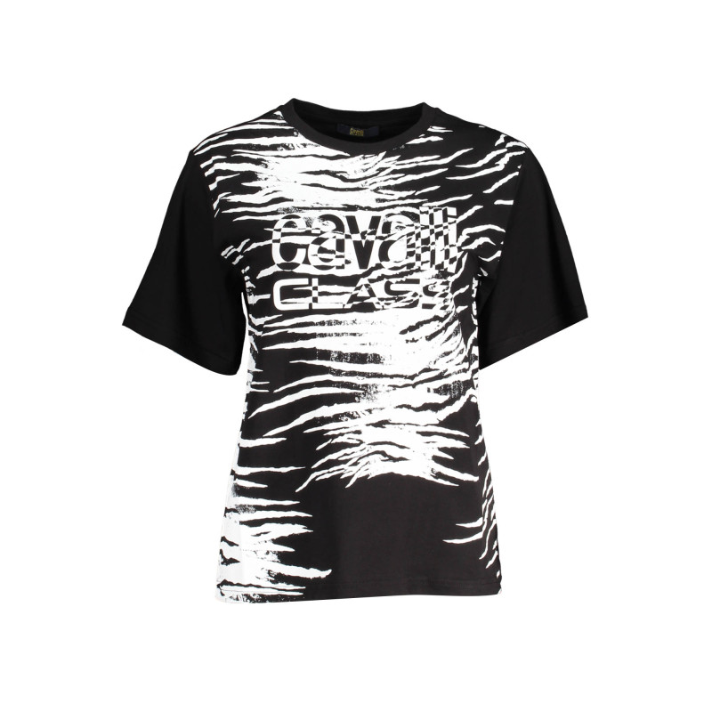 CAVALLI CLASS T-SHIRT KURZARM DAMEN SCHWARZ