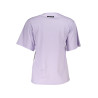 CAVALLI CLASS LILA DAMEN-KURZARM-T-SHIRT