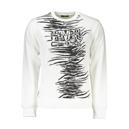 CAVALLI CLASS SWEATSHIRT OHNE REISSVERSCHLUSS MANN WEISS