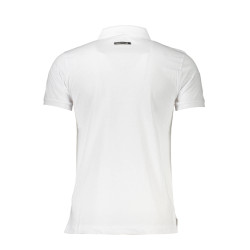 CAVALLI CLASS POLO KURZARM HERREN WEISS