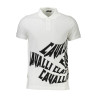 CAVALLI CLASS POLO KURZARM HERREN WEISS