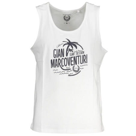 GIAN MARCO VENTURI WEISSES MANN-TANKTOP