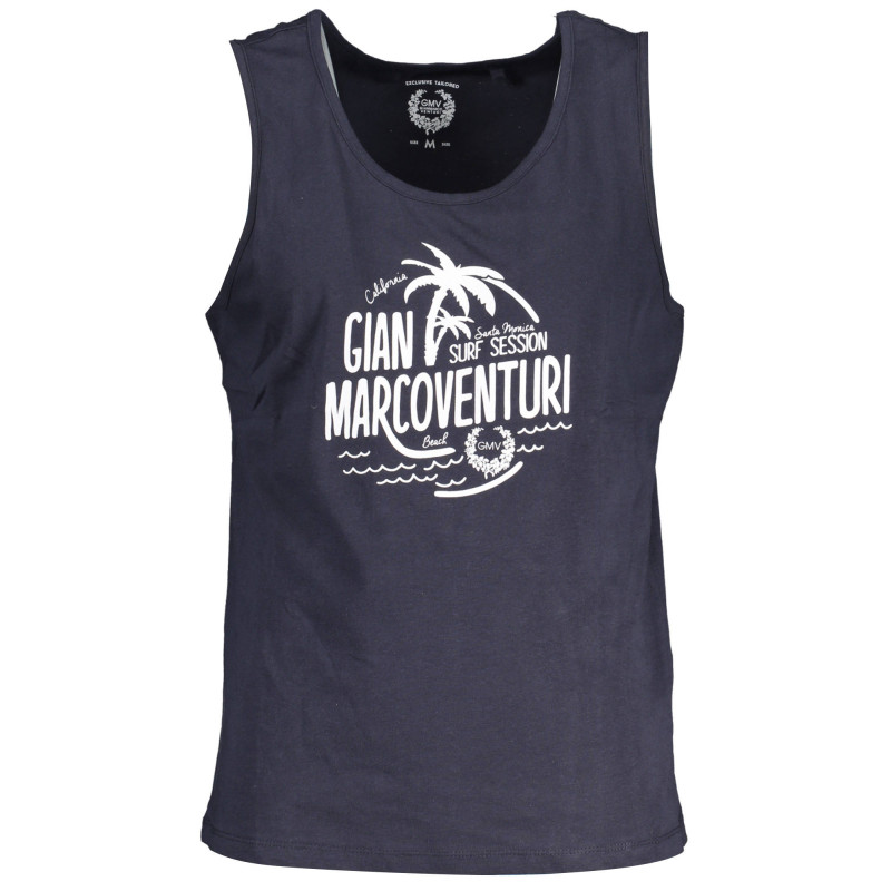 GIAN MARCO VENTURI MAN BLAUES TANKTOP