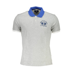 LA MARTINA POLO SHORT SLEEVE MAN GRAY