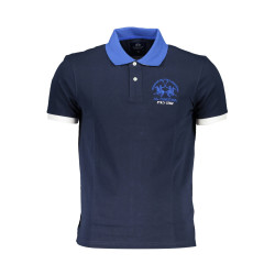 LA MARTINA POLO SHORT SLEEVE MAN BLUE