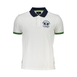 LA MARTINA POLO SHORT SLEEVE MAN WHITE