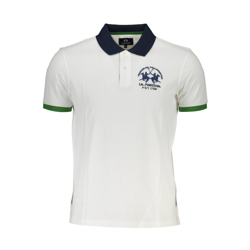 LA MARTINA POLO KURZARM HERREN WEISS
