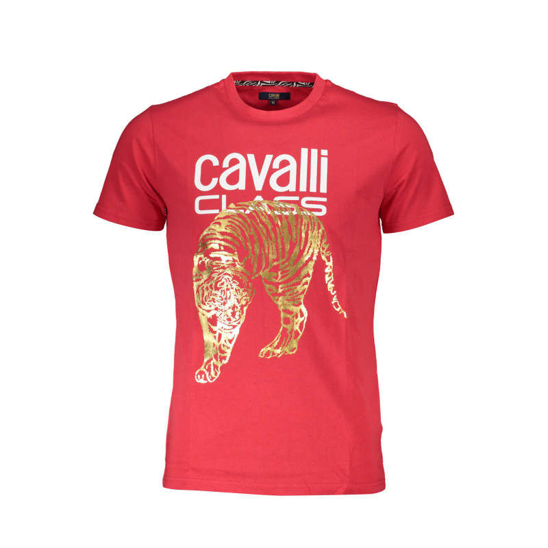 CAVALLI CLASS T-SHIRT KURZARM HERREN ROT