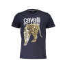 CAVALLI CLASS T-SHIRT KURZARM HERREN BLAU