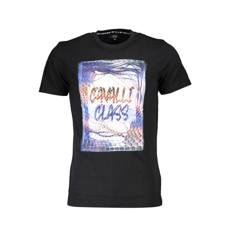CAVALLI CLASS T-SHIRT KURZARM HERREN SCHWARZ