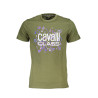 CAVALLI CLASS T-SHIRT KURZARM HERREN GRÜN