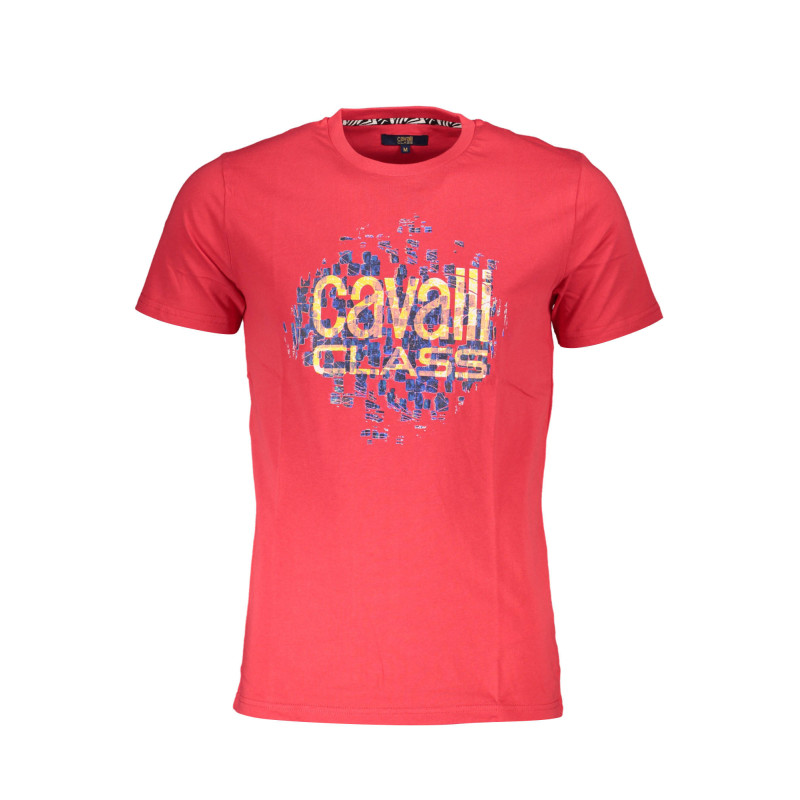 CAVALLI CLASS T-SHIRT KURZARM HERREN ROT