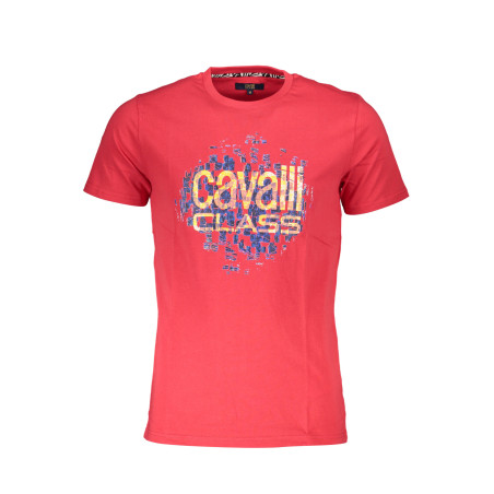 CAVALLI CLASS T-SHIRT KURZARM HERREN ROT