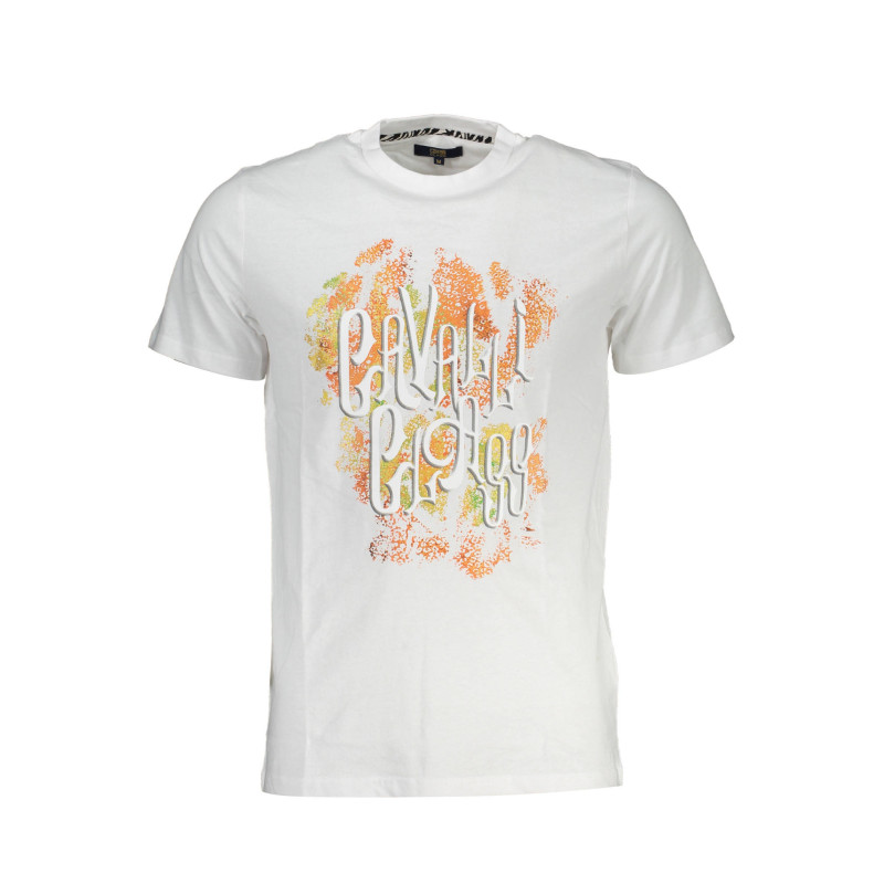 CAVALLI CLASS T-SHIRT KURZARM HERREN WEISS