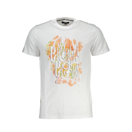 CAVALLI CLASS T-SHIRT KURZARM HERREN WEISS