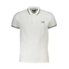 CAVALLI CLASS POLO KURZARM HERREN WEISS