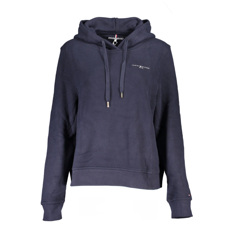TOMMY HILFIGER DAMEN-SWEATSHIRT MIT BLAUEM REISSVERSCHLUSS