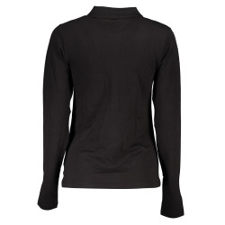 TOMMY HILFIGER DAMEN LANGARM POLOSHIRT SCHWARZ