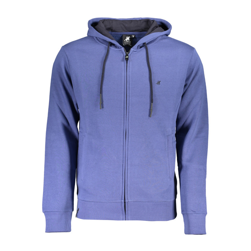US GRAND POLO HERREN-SWEATSHIRT MIT BLAUEM ZIP