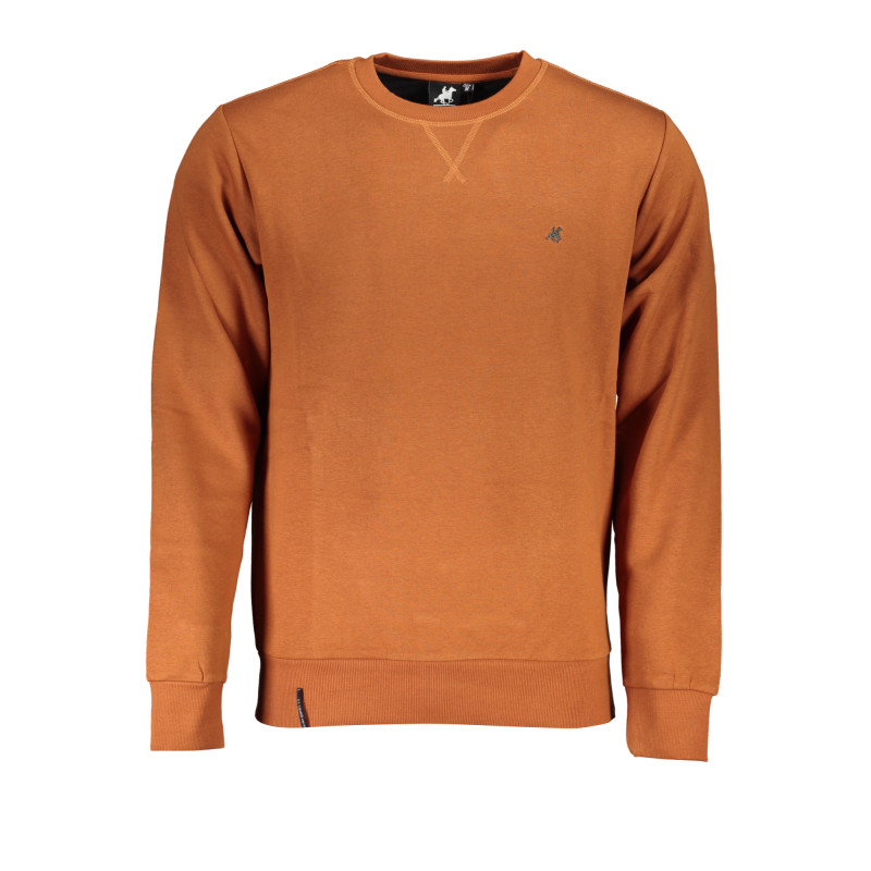US GRAND POLO MEN&39S BROWN ZIPLESS SWEATSHIRT