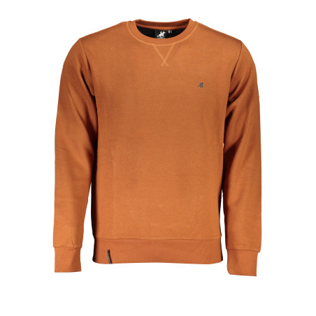 US GRAND POLO MEN&39S BROWN ZIPLESS SWEATSHIRT