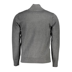 US GRAND POLO CARDIGAN HERREN GRAU