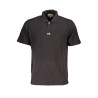 LA MARTINA SCHWARZES KURZÄRMELIGES POLOSHIRT FÜR HERREN