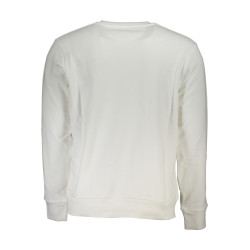 LA MARTINA WEISSES SWEATSHIRT FÜR HERREN MIT REISSVERSCHLUSS