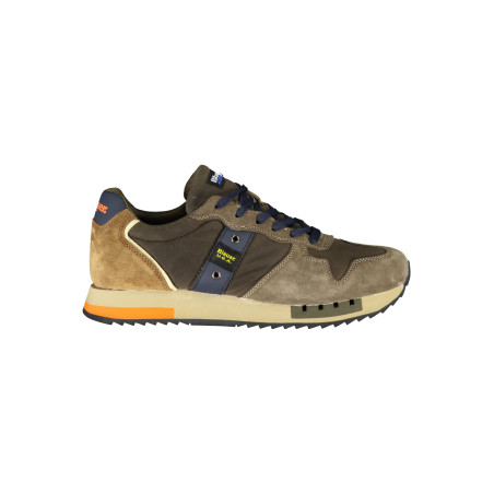 BLAUER GRÜNE HERREN-SPORTSCHUHE
