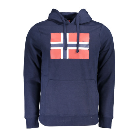 NORWEGEN 1963 BLAUES HERREN-SWEATSHIRT MIT REISSVERSCHLUSS