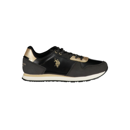 US POLO ASSN. SCHWARZE SPORTSCHUHE FÜR DAMEN