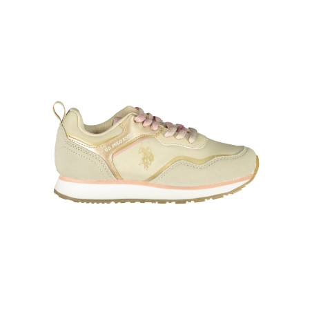 US POLO ASSN. BEIGE KINDER-SPORTSCHUHE