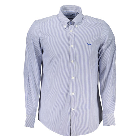 HARMONT & BLAINE HERREN-LANGARMHEMD BLAU