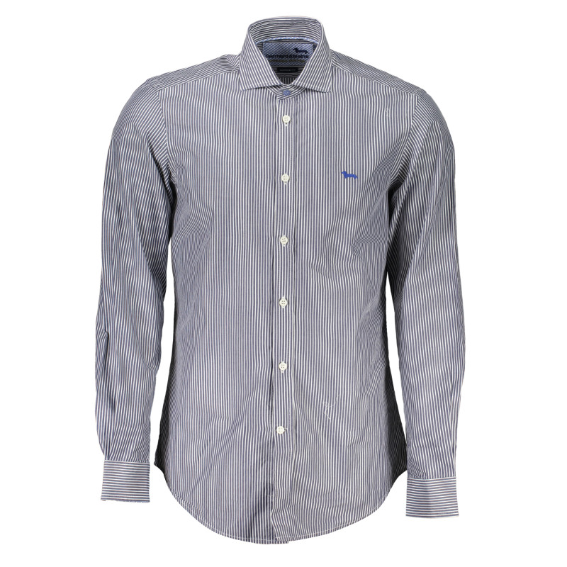 HARMONT &amp BLAINE HERREN-LANGARMHEMD BLAU