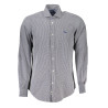 HARMONT &amp BLAINE HERREN-LANGARMHEMD BLAU