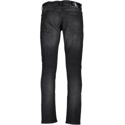CALVIN KLEIN HERREN-JEANS AUS SCHWARZEM DENIM